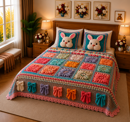 FAUX QUILTING EFFECTS DIGITAL PRINTS SUPERKING SIZE