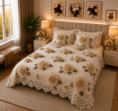 FAUX QUILTING EFFECTS DIGITAL PRINTS SUPERKING SIZE