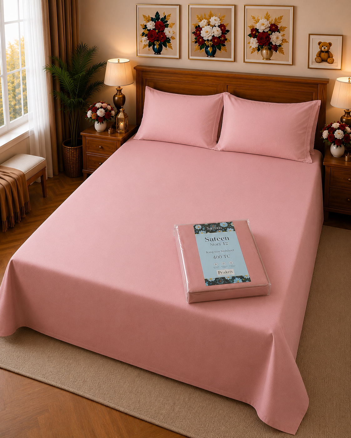 SATEEN STORY (100% PURE COTTON)