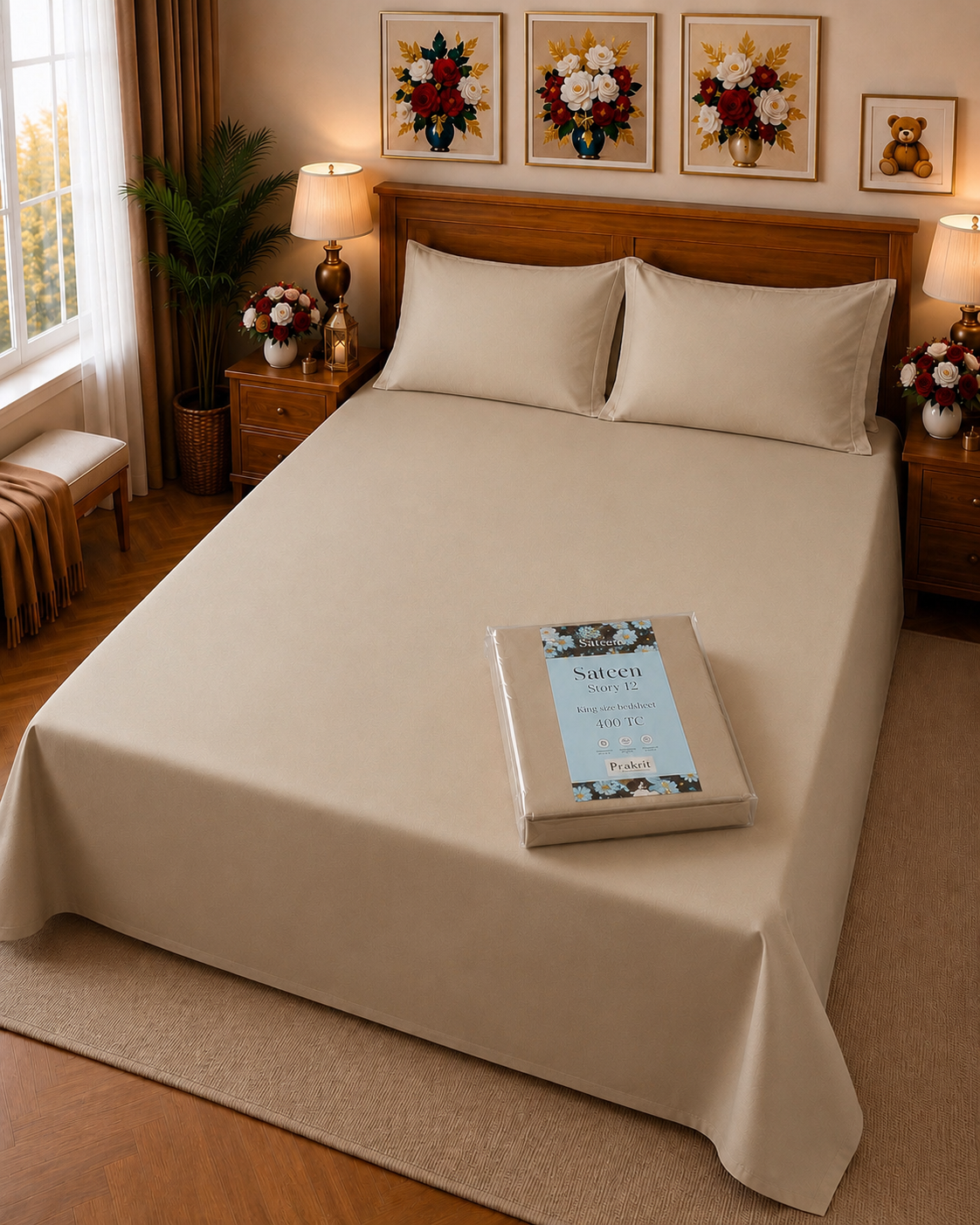 SATEEN STORY (100% PURE COTTON)