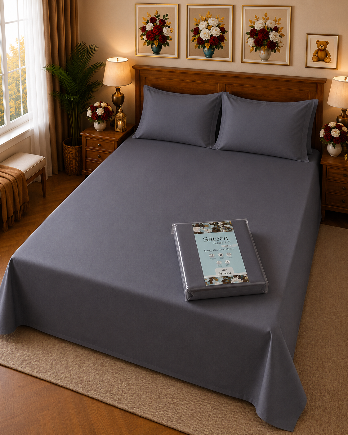 SATEEN STORY (100% PURE COTTON)