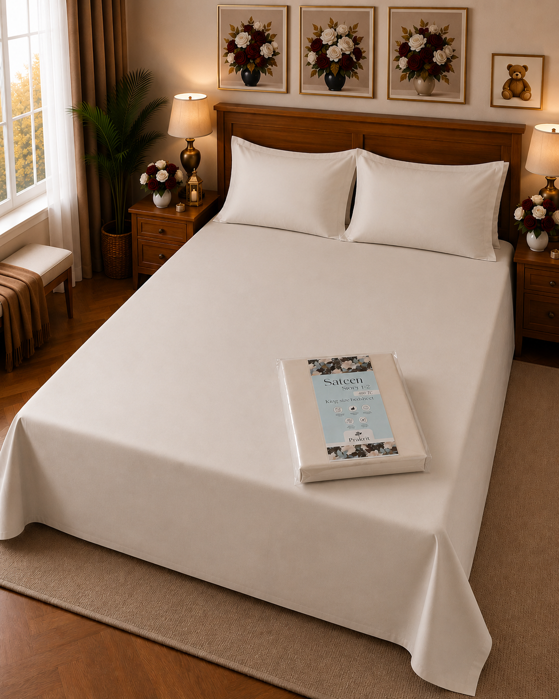 SATEEN STORY (100% PURE COTTON)