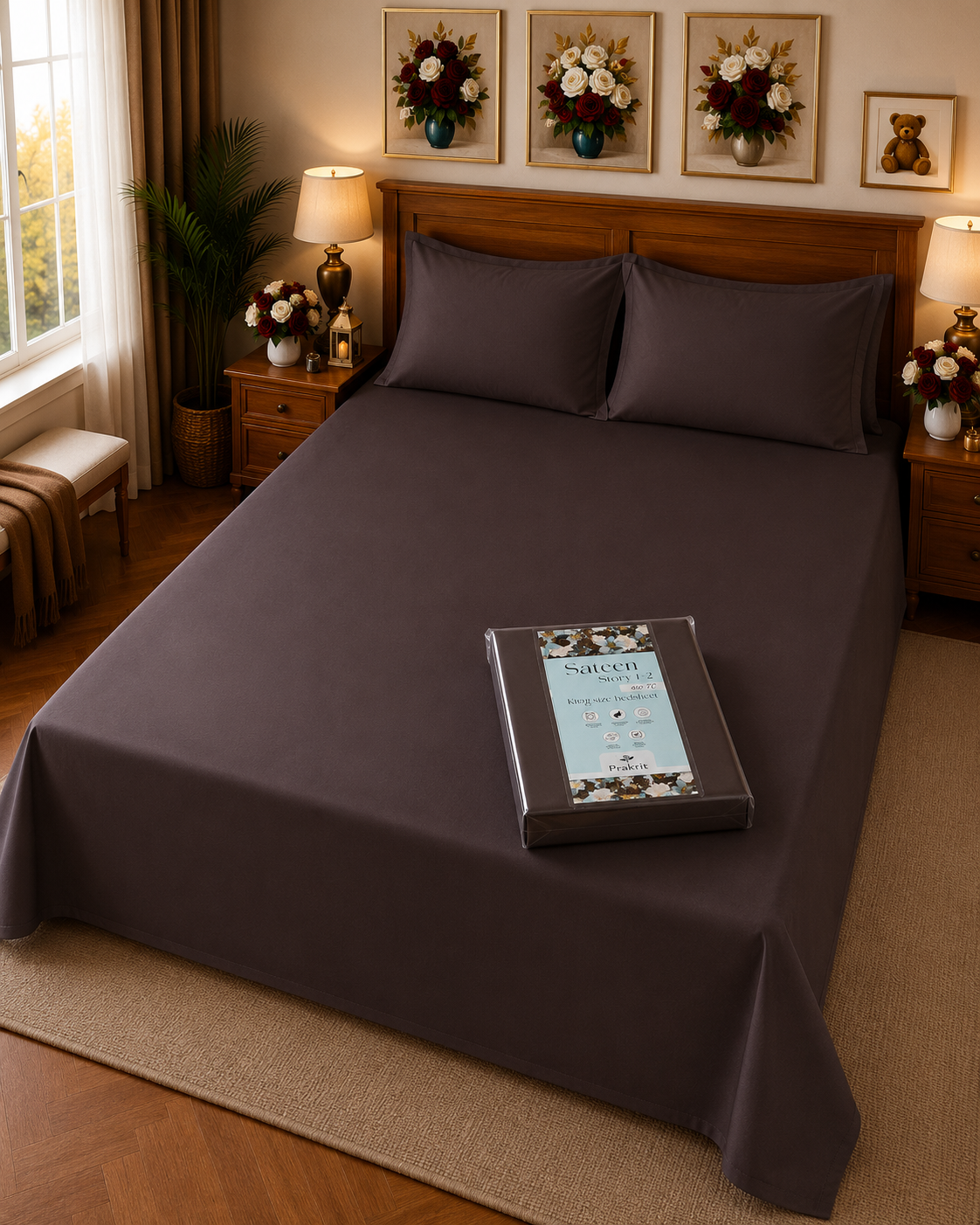 SATEEN STORY (100% PURE COTTON)