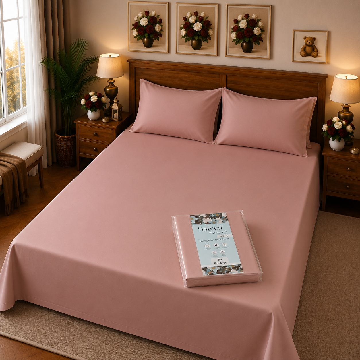 SATEEN STORY (100% PURE COTTON)