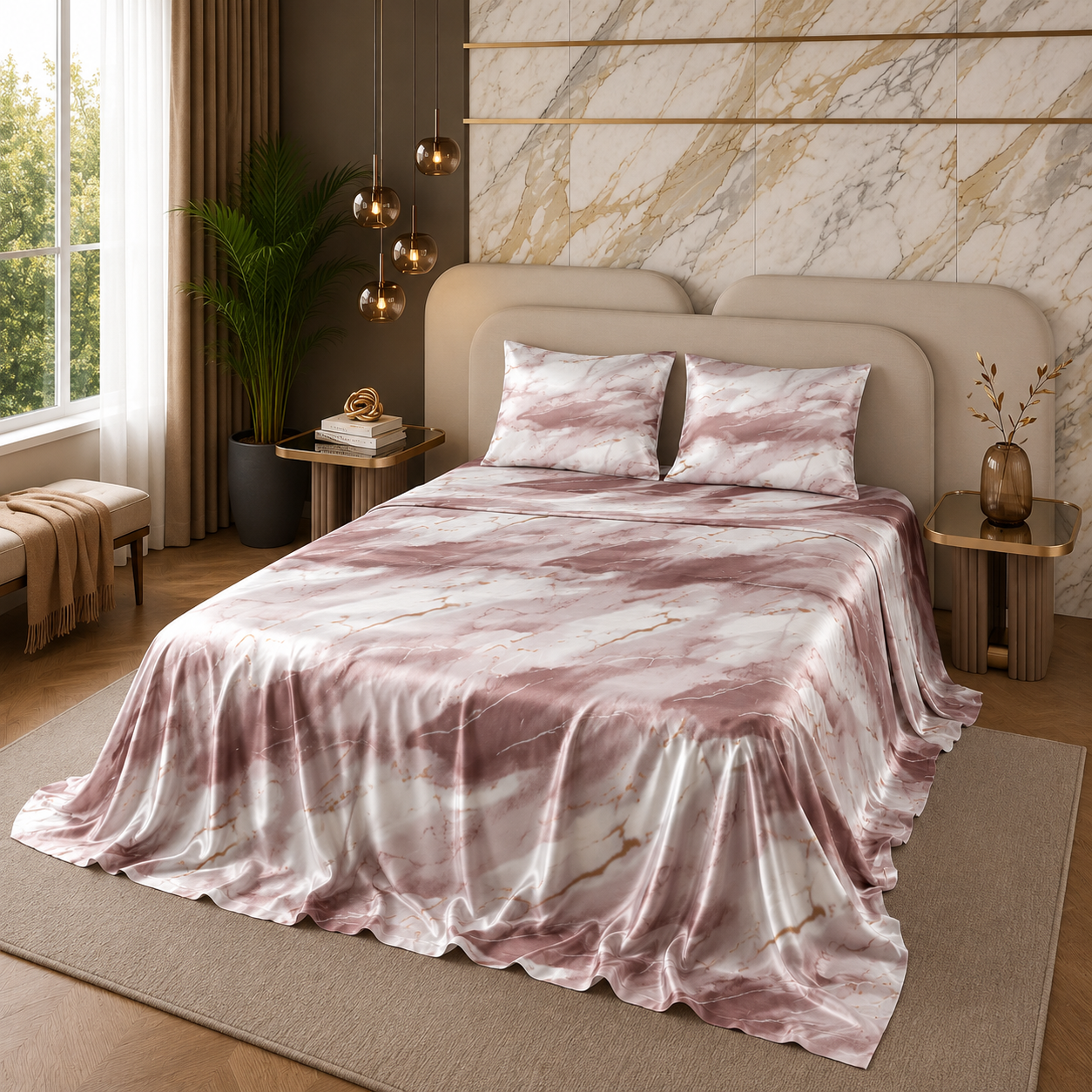 MARBLE BEDSHEET SET