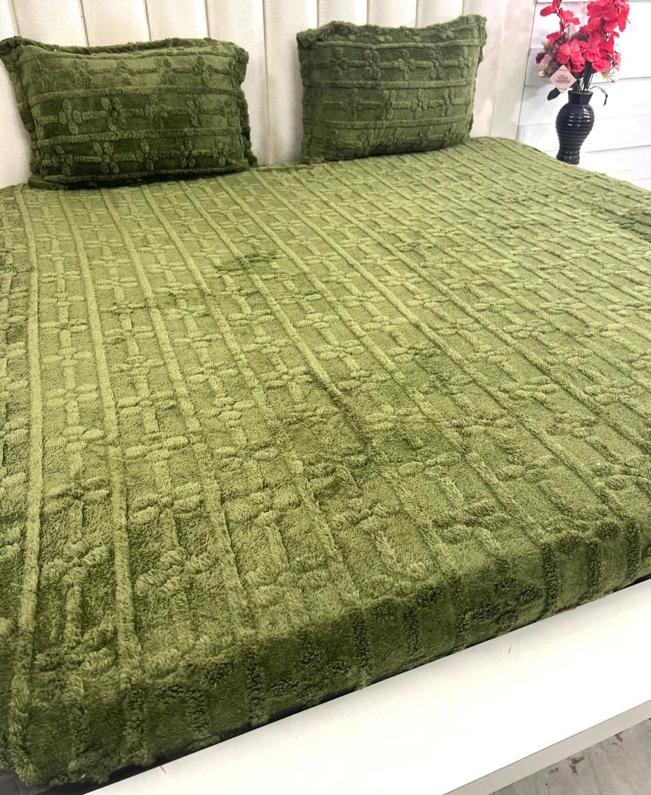 BRUSSELS WARM KING SIZE FITTED BEDSHEET