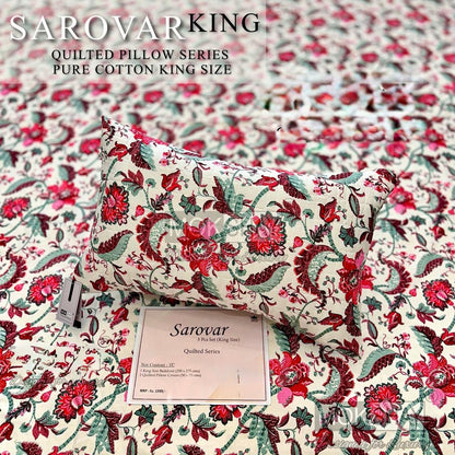 SAROVER KING SIZE QUILTED BEDSHEEET