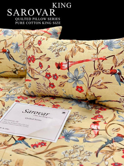 SAROVER KING SIZE QUILTED BEDSHEEET