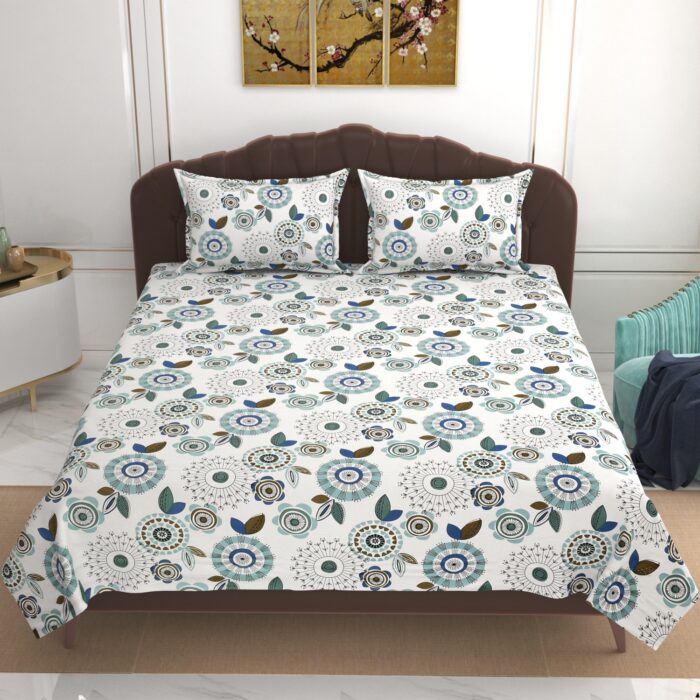 CRYSTAL COTTON SATTIN BEDSHEET SET
