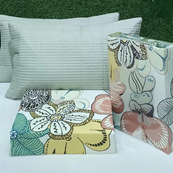 STELLAR QUILTED KING SIZE BEDSHEET SET